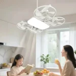 Quad Fan and LED Light with Remote Control - Image 5